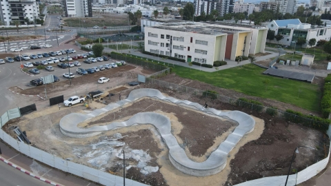 המסלול הראשון שמוקם בצפון העיר ועתיד להיות מוכן בחודש הקרוב.jpg